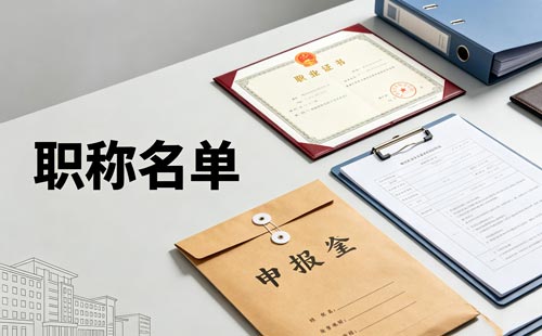 职称确认材料